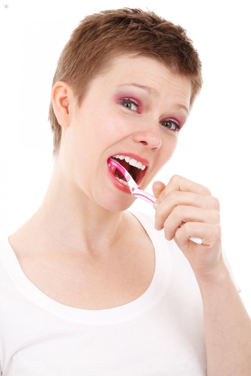 woman teeth