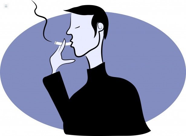 курильщик рисунок