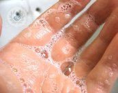 El eccema puede llegar a producirse por el contacto excesivo con el jabón