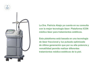 plataforma medica laser ICON para tratamientos esteticos