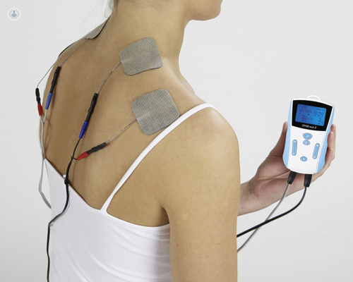 Limited Time Bargain TENS Electrodos En Terapia Física, Colocando Sobre Los  Hombros, electrodos para terapia muscular 