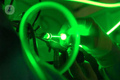 Prostate green laser